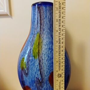 Colorful Art Glass Vase